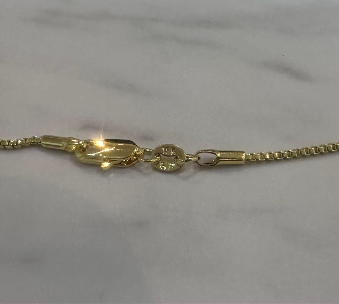 ス*ス様 刻印あり 18K GF ゴールドチェーンネックレス