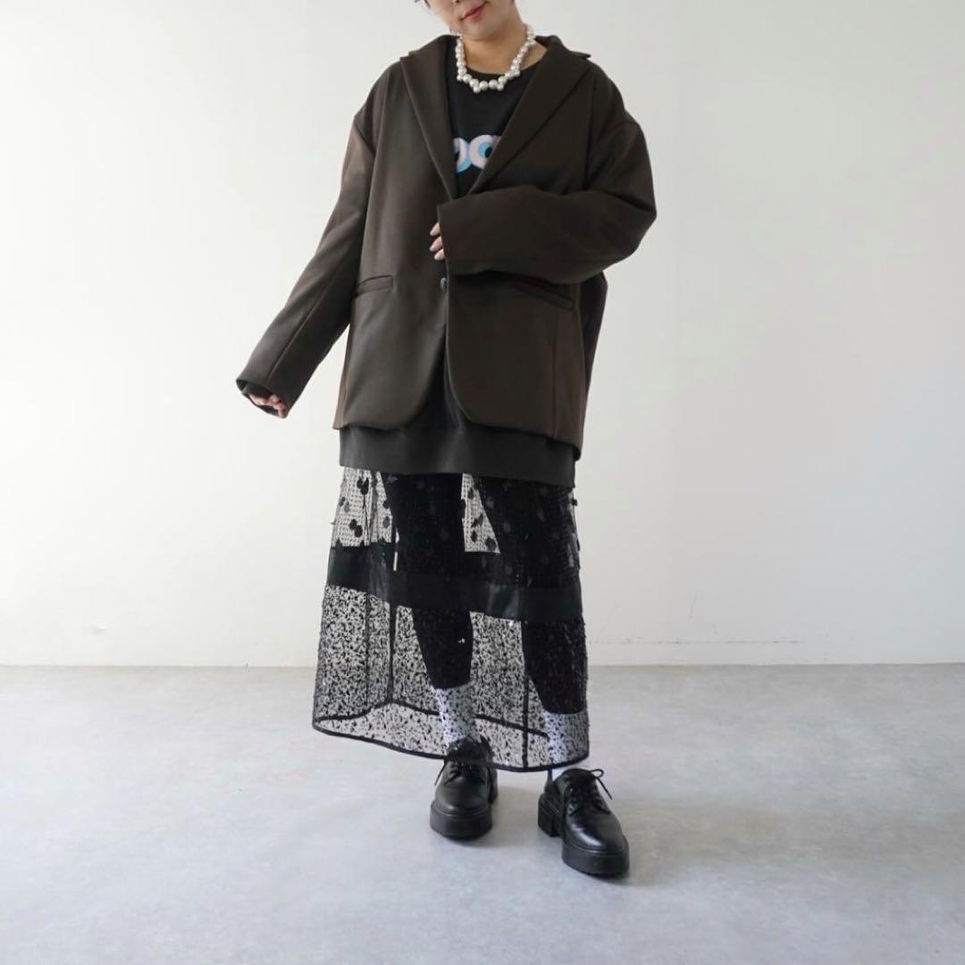 ジャケット・アウター Thomas Magpie T/R Stretch big jacket