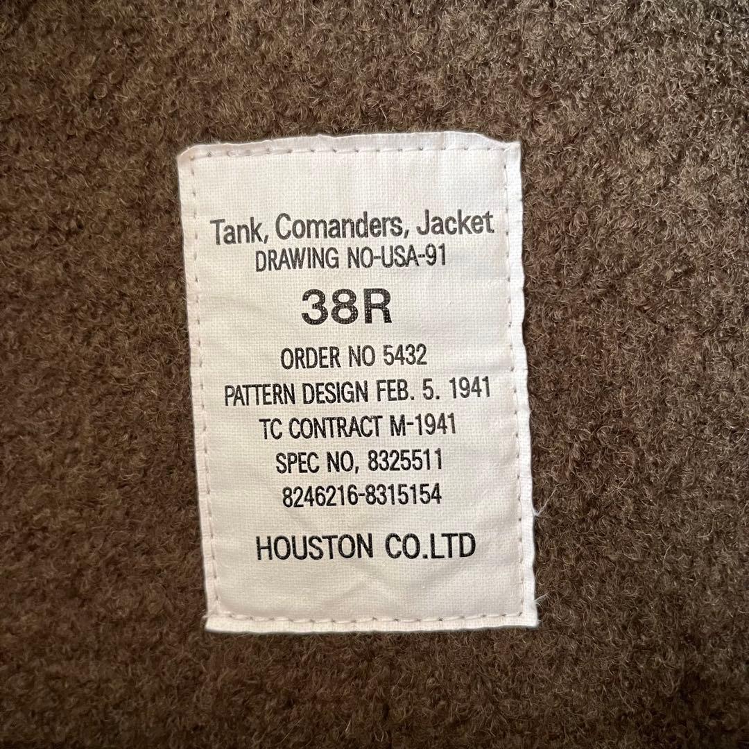 HOUSTON ヒューストン タンカースジャケット 後期型 日本製 Mサイズ