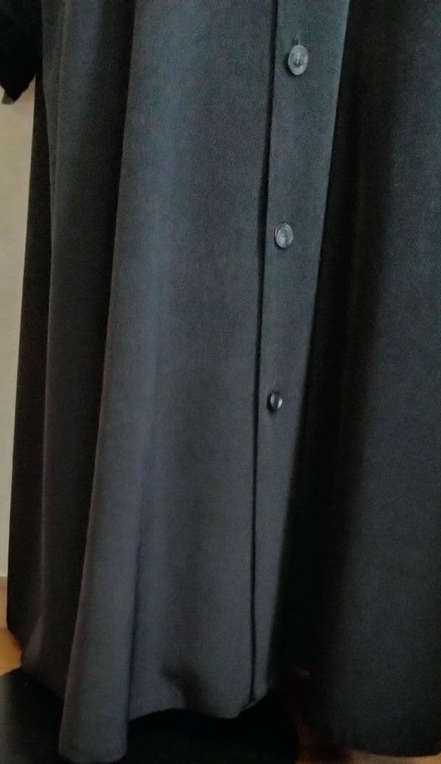 現行　Y's ヨウジヤマモト　ロングシャツワンピース　2　オープンカラー ドレス