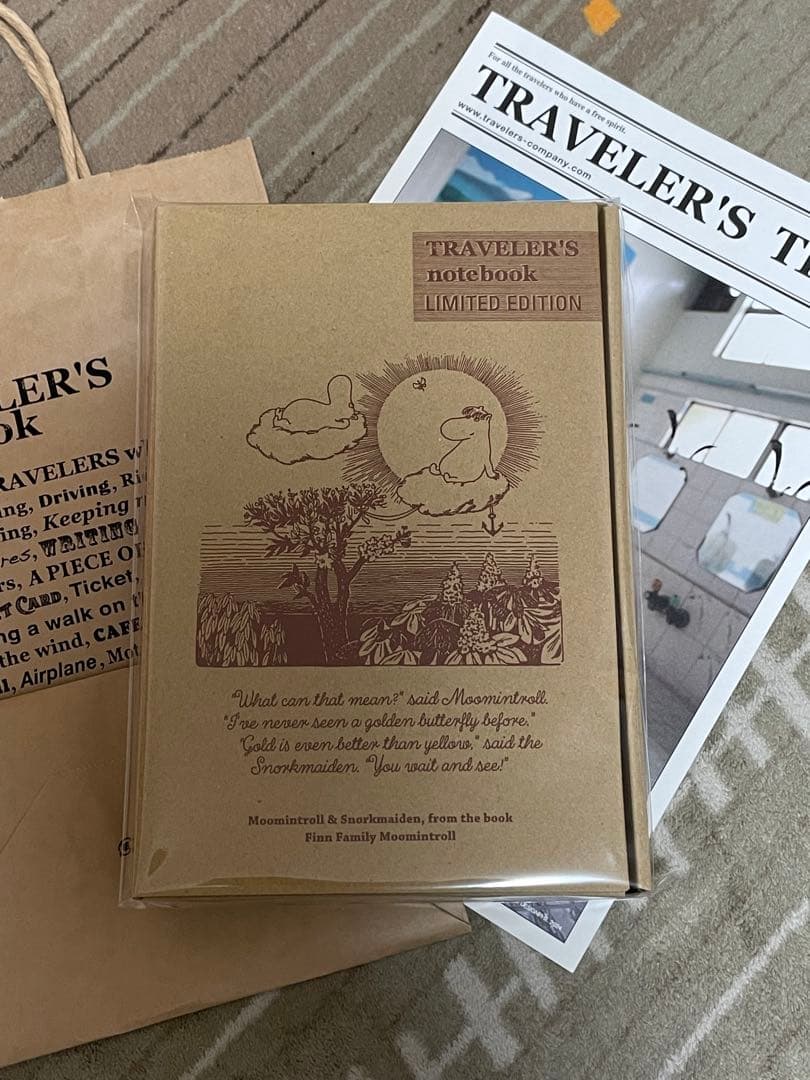 【新品未開封】　トラベラーズノート 限定セット MOOMIN ムーミン一家
