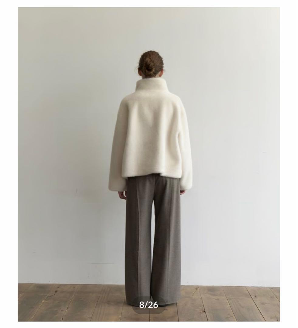 【新品】Na.e Reversible Fur Coat White コート