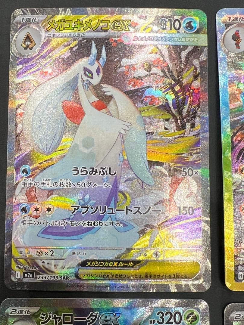 メガユキメノコ　メガルチャブル　ジャローダ　ソウブレイズ　SAR 他　まとめ