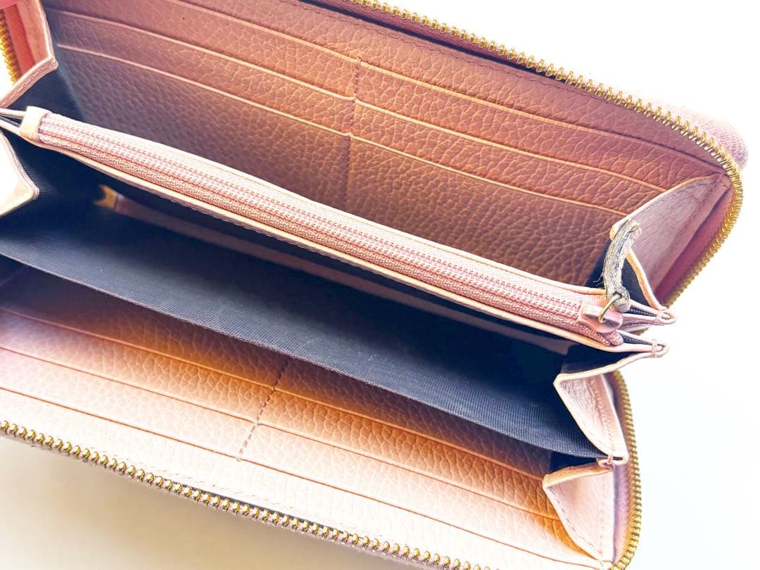 【GUCCI グッチ】ラウンドファスナー 長財布 GGプチマーモント