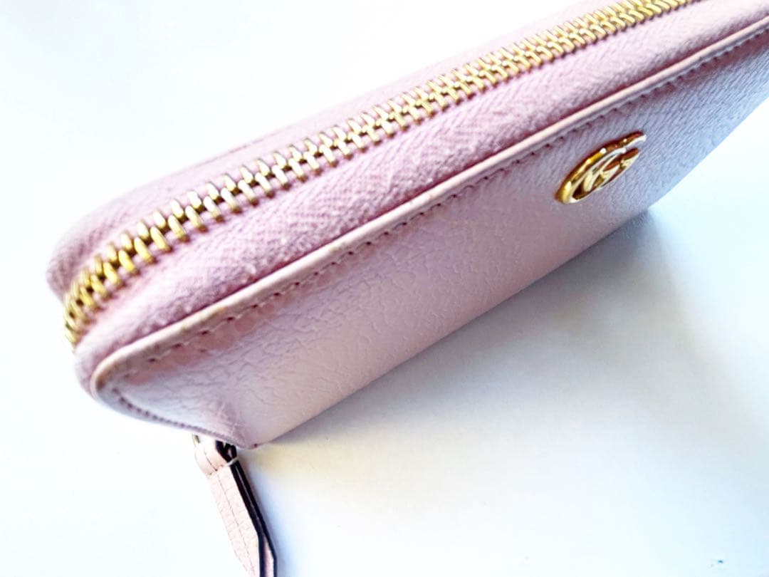 【GUCCI グッチ】ラウンドファスナー 長財布 GGプチマーモント