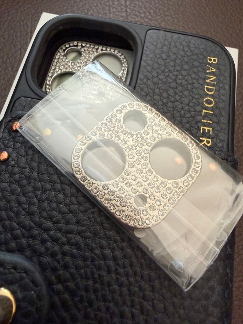 BANDOLIER ブラックレザー iPhoneケース