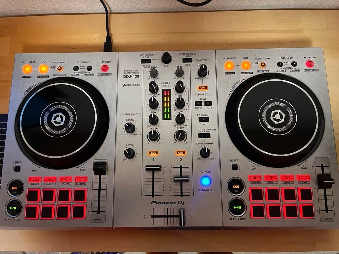 Pioneer DJ DDJ-400 限定色シルバー