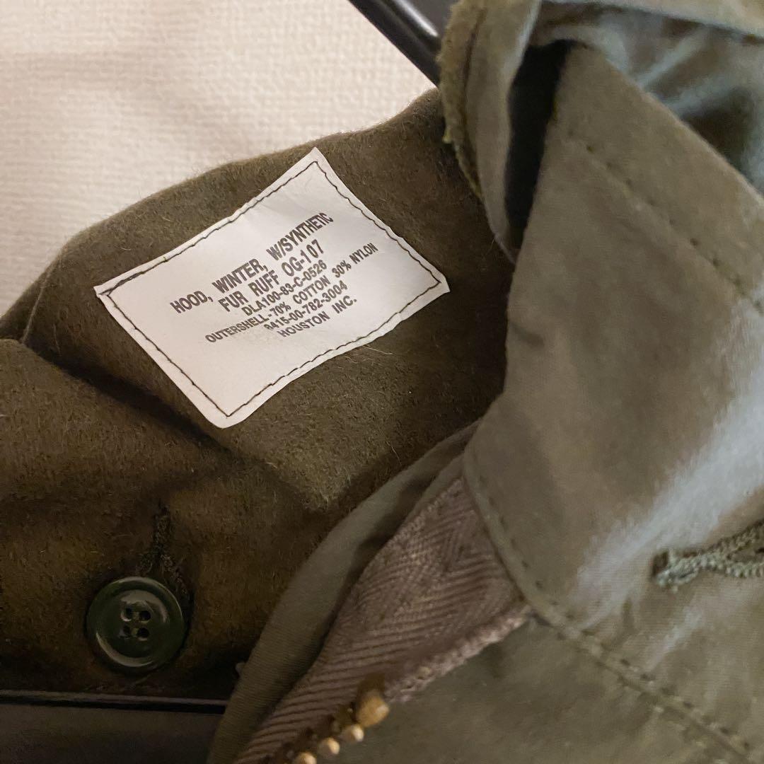 【美品】HOUSTON ヒューストン 5408 M-65パーカ モッズコート