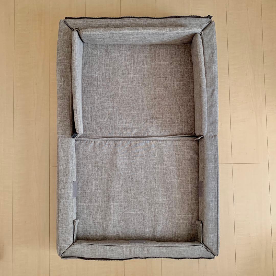 【美品】ファルスカ コンパクトベッド Free メランジブラウン