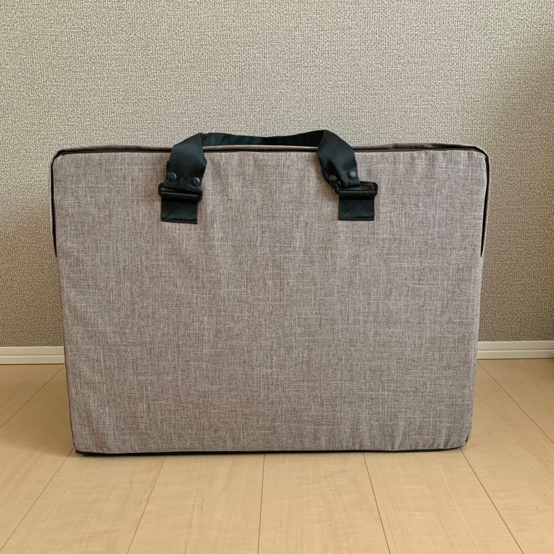 【美品】ファルスカ コンパクトベッド Free メランジブラウン