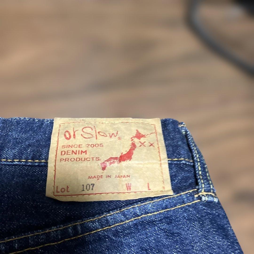 オアスロウ orslow 107 スリムフィットデニム　XL