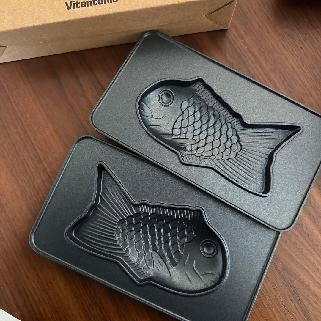 ビタントニオ　ワッフル&ホットサンドメーカー　ポワソンプレートセット