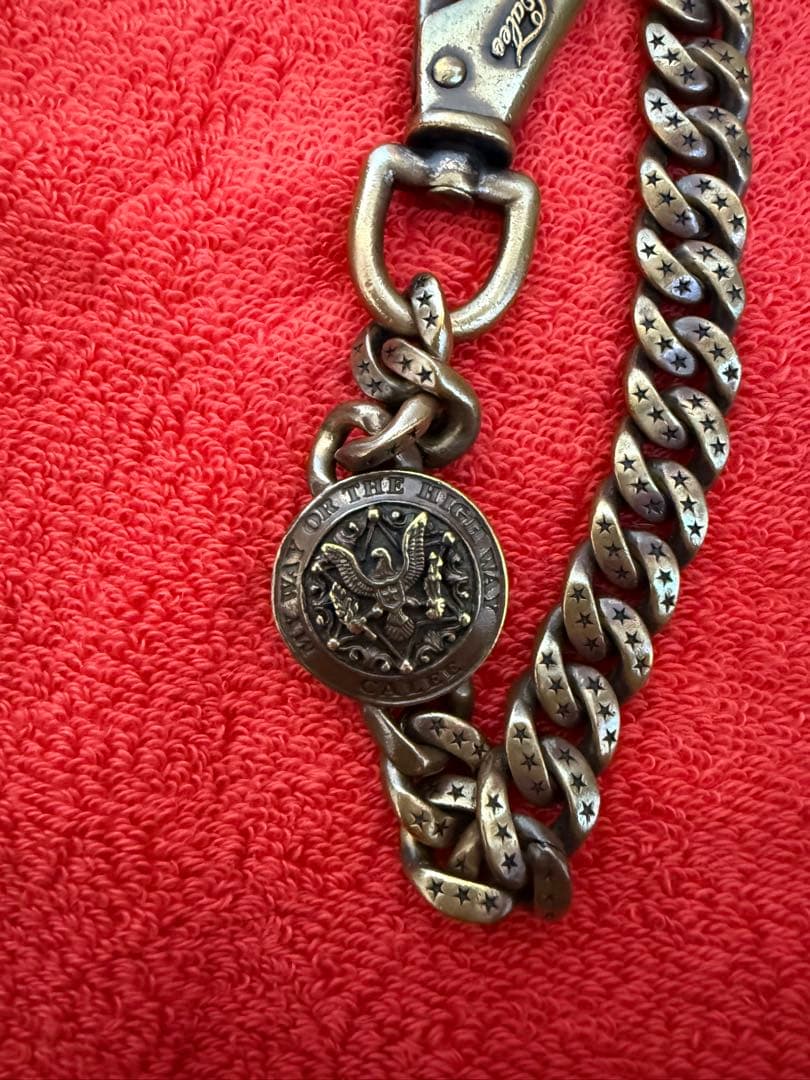 calee ウォレットチェーン　CALEE キャリー　真鍮