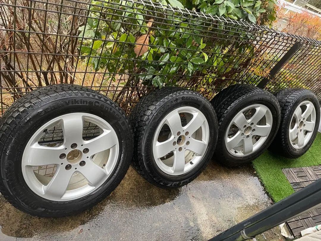 値下げ！スタッドレス⛄️ 225/55R16　ベンツw211純正　ホイールセット