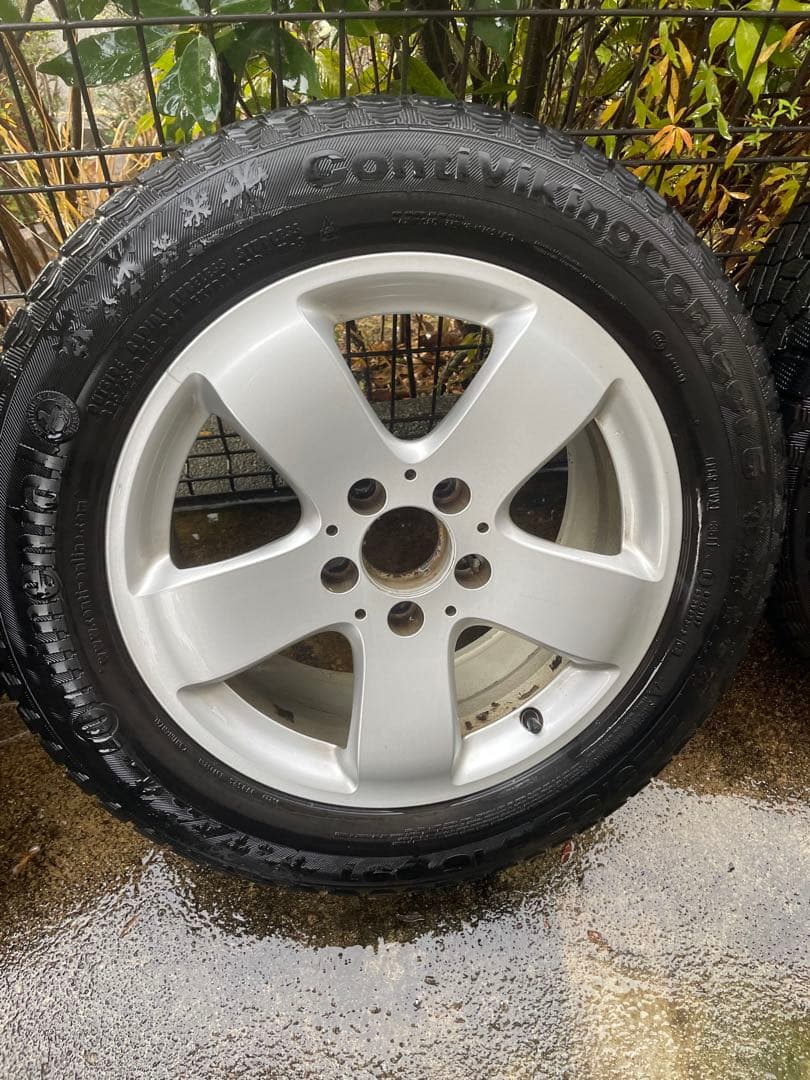 値下げ！スタッドレス⛄️ 225/55R16　ベンツw211純正　ホイールセット