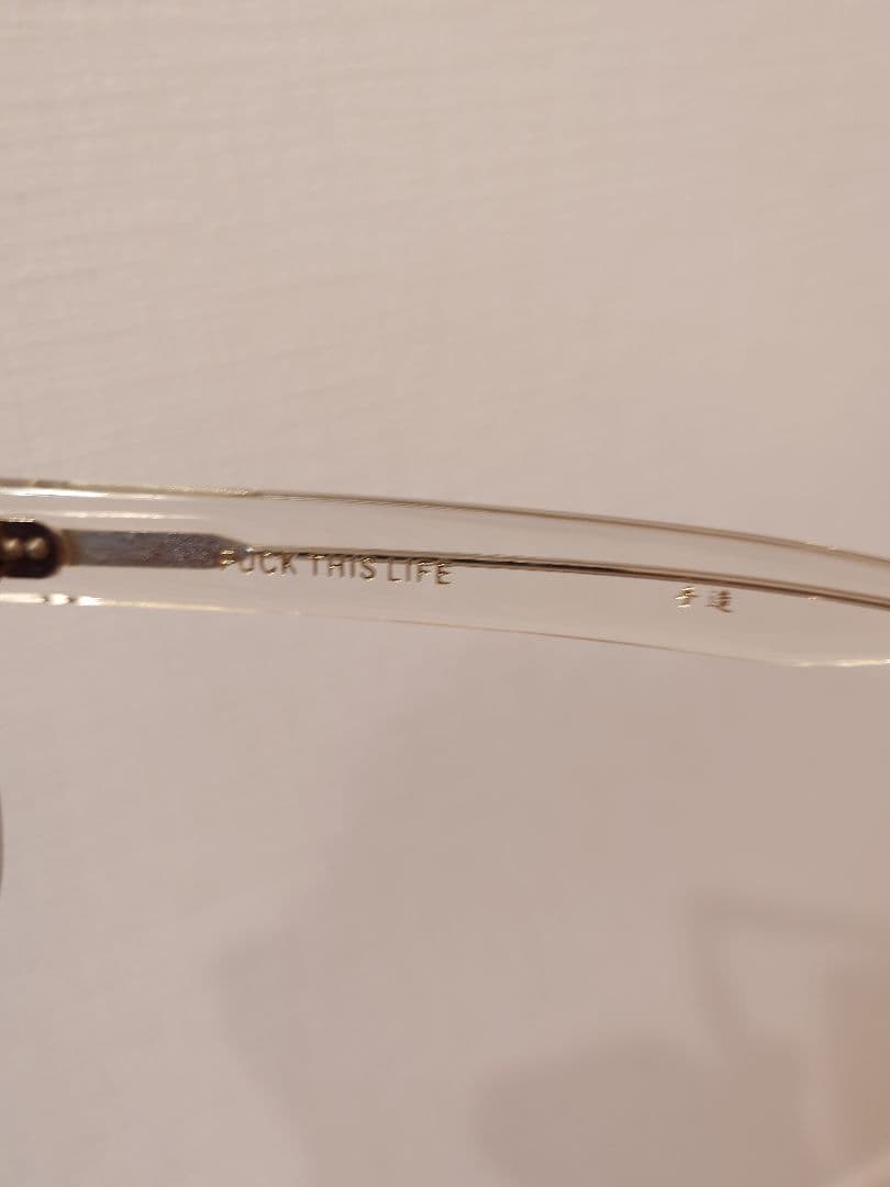 WACKOMARIA ワコマリア 柴又眼鏡工房 サングラス クリアフレーム