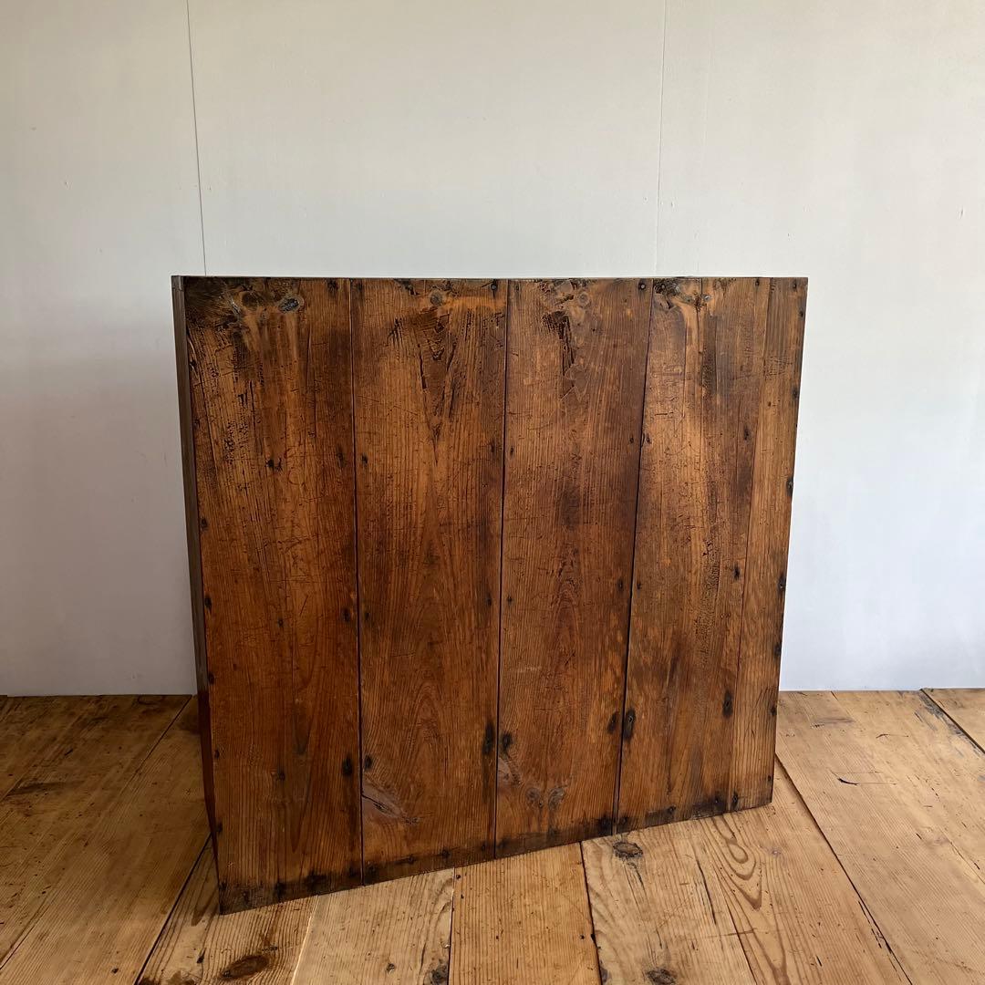 アンティーク オープンラック チェスト 食器棚 本棚 無垢材