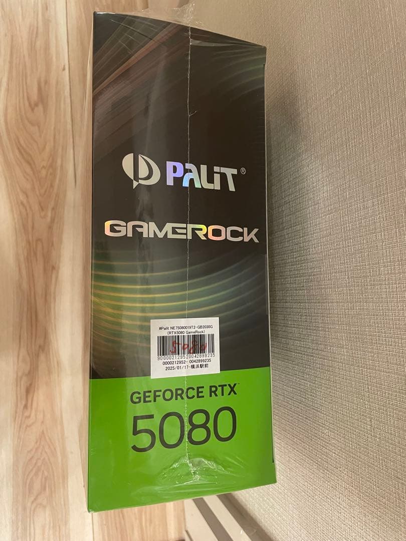 グラフィックボード・グラボ・ビデオカード PALIT GeForce RTX5080 16GB GAMEROCK