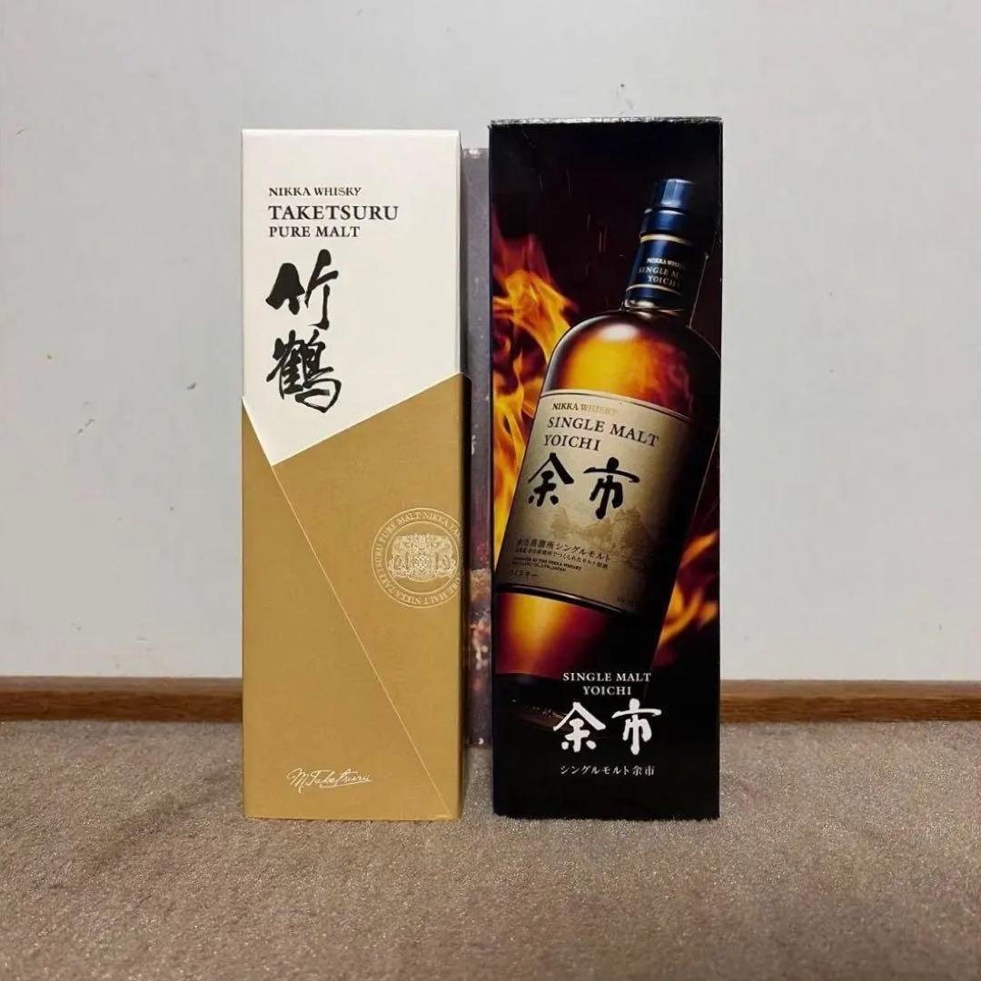 竹鶴　余市　ウイスキー