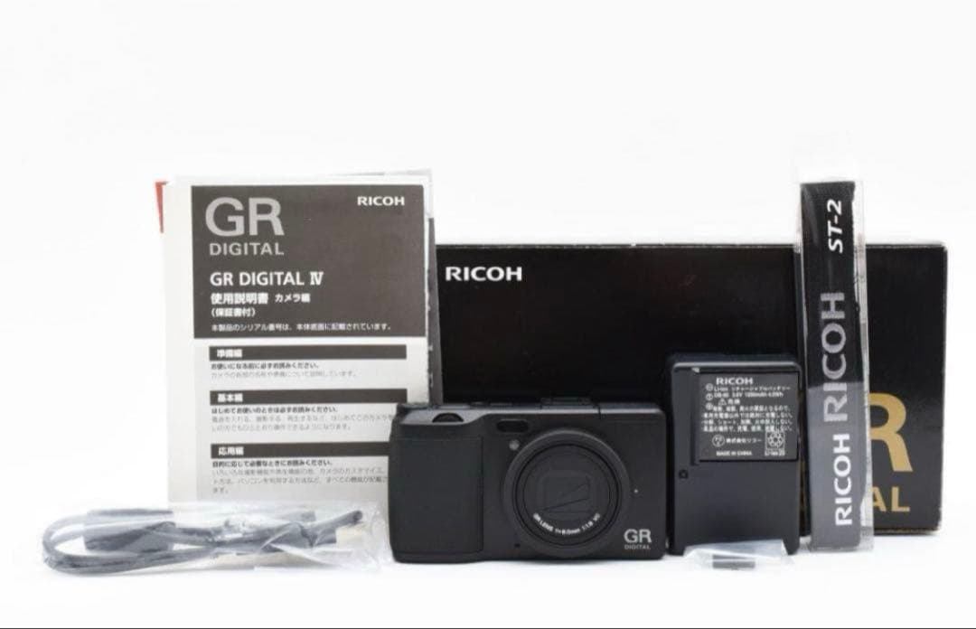 【美品】 Ricoh GR Digital IV 4 ショット数1600回