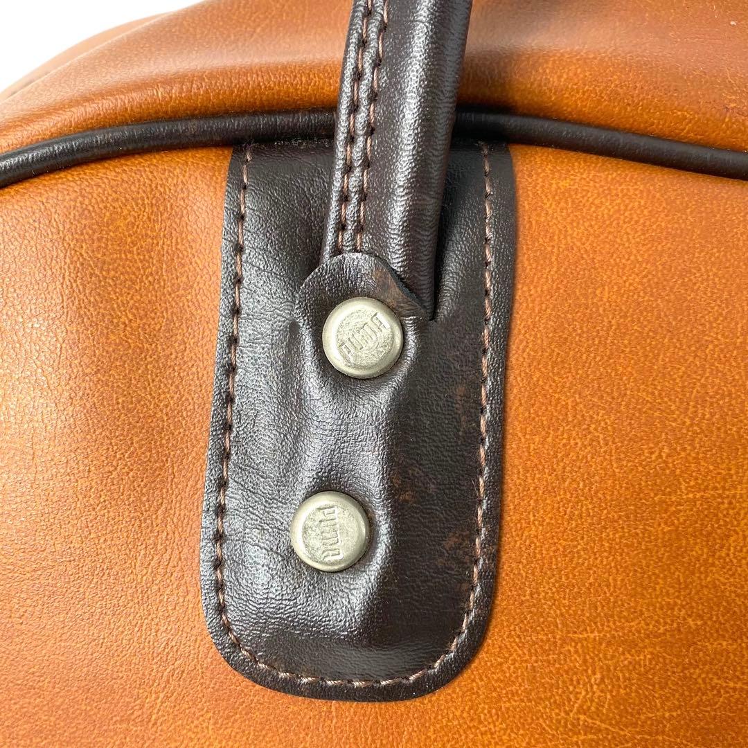 バッグ 90s Vintage Puma Leather Boston Bag