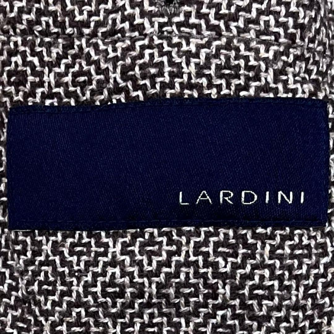 極上シルク混 LARDINI ノルディック ブートニエール アンコンジャケット