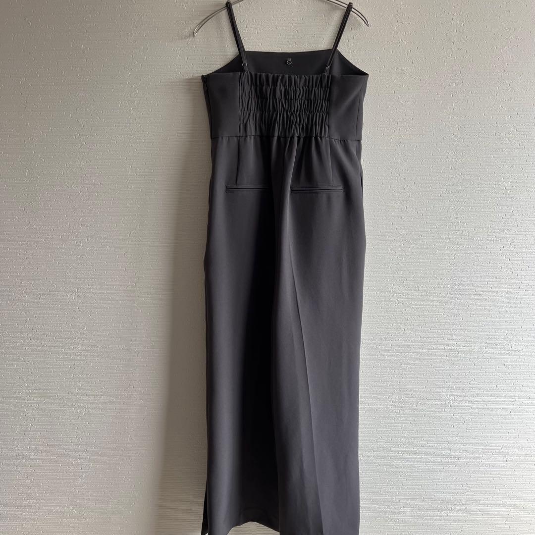 ANDRESD デコラティブチュールトップス　ダブルクロスオールインワン S