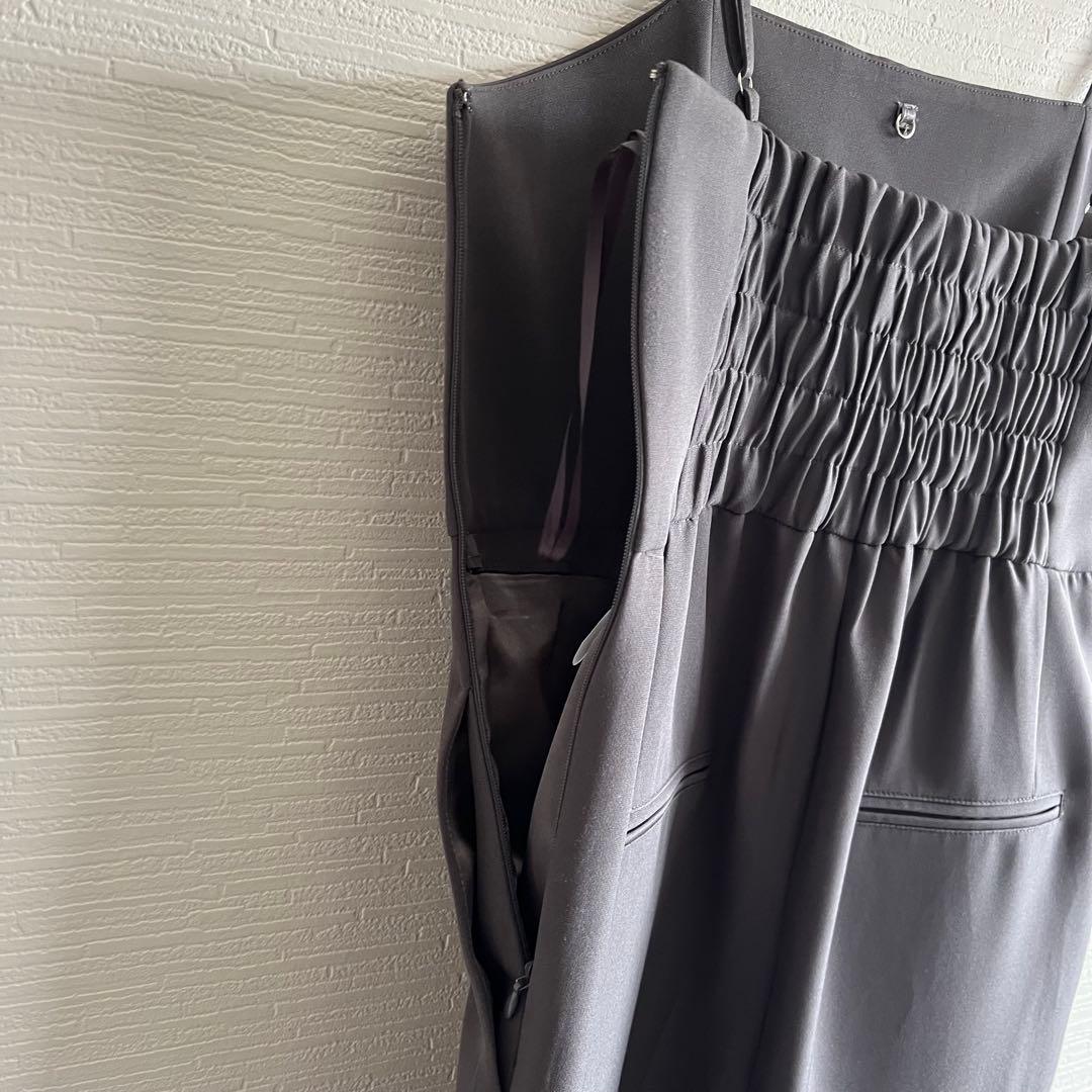 ANDRESD デコラティブチュールトップス　ダブルクロスオールインワン S