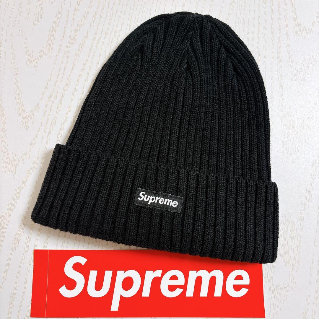 Supreme Overdyed Beanie ニット帽　ビーニー　ブラック　黒