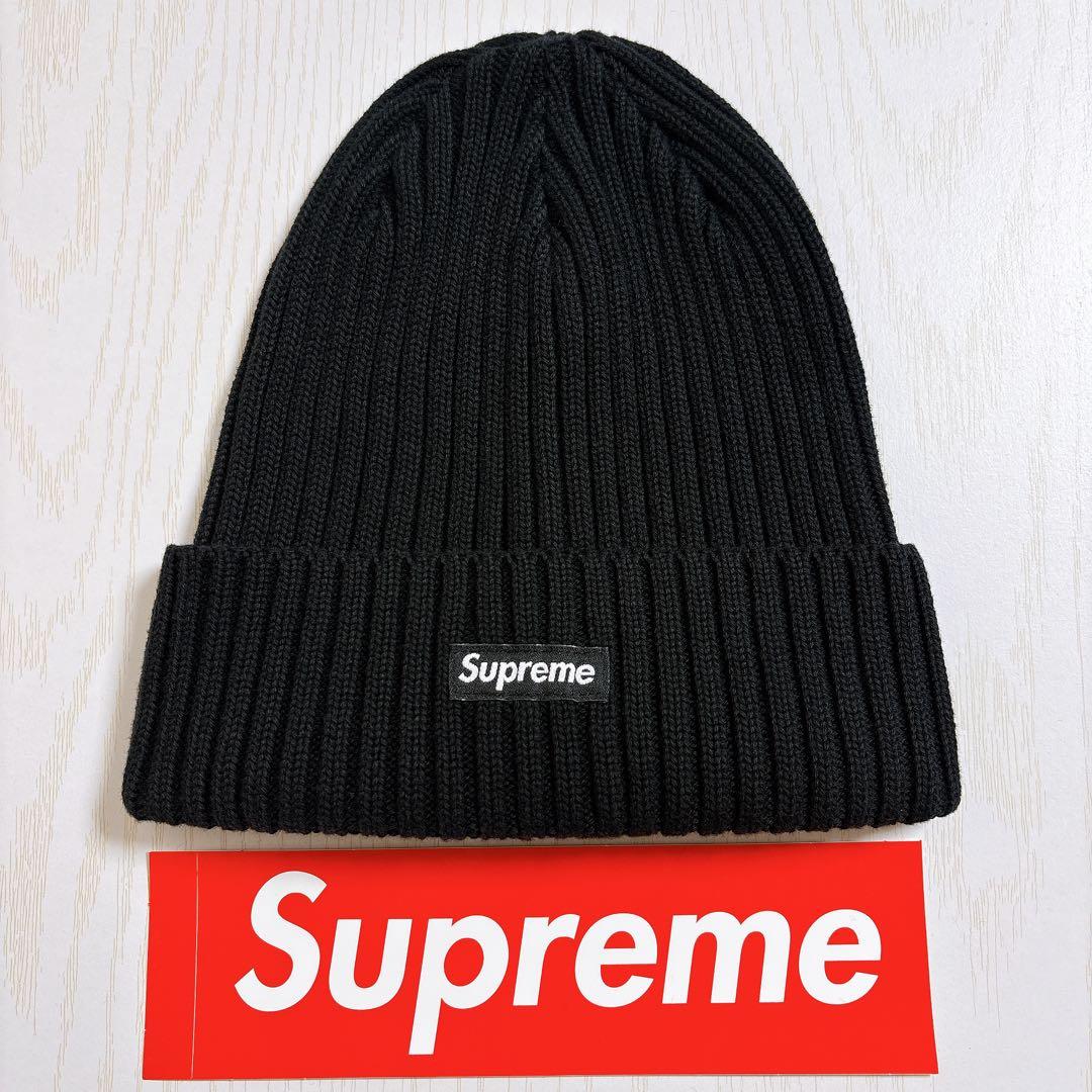 Supreme Overdyed Beanie ニット帽　ビーニー　ブラック　黒