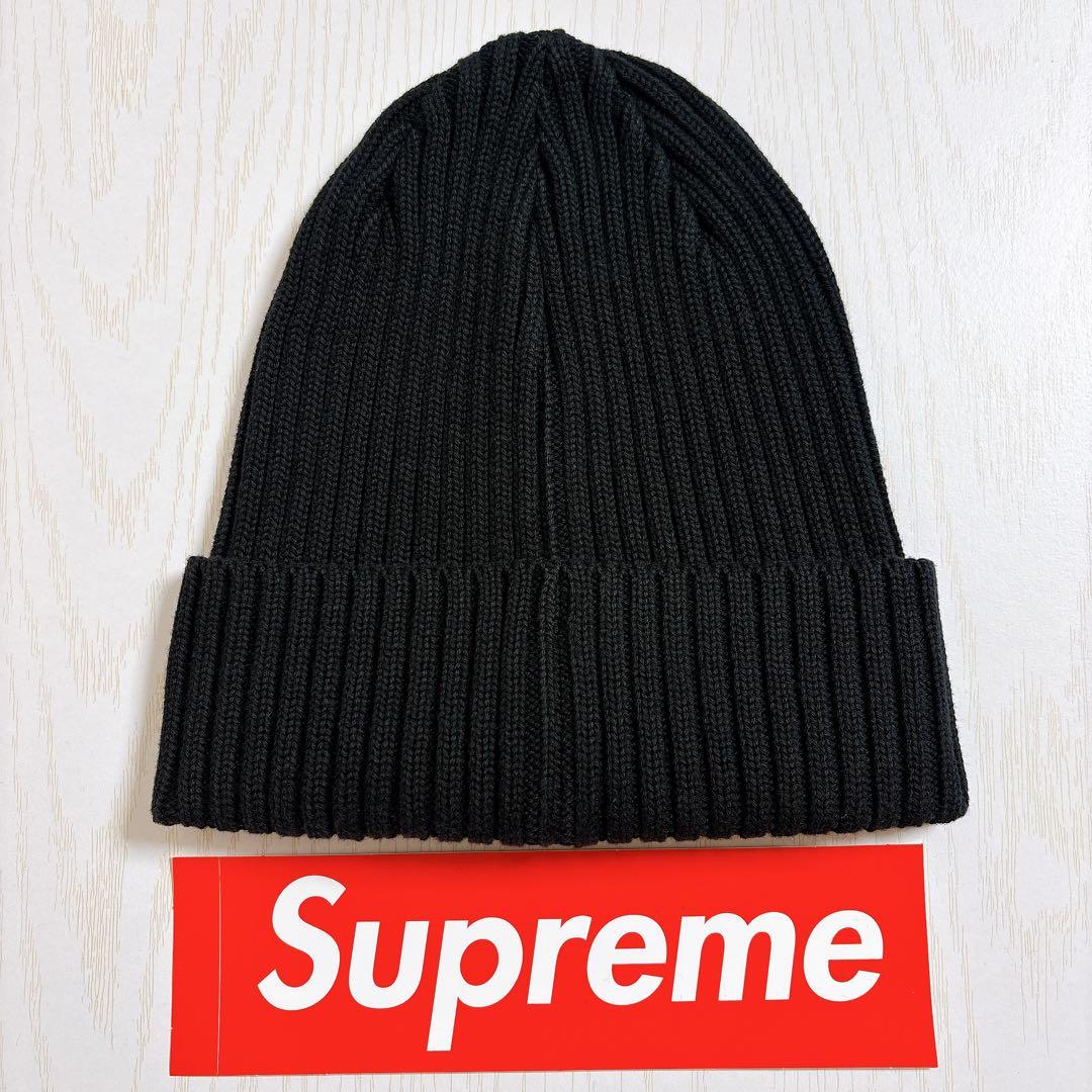 Supreme Overdyed Beanie ニット帽　ビーニー　ブラック　黒