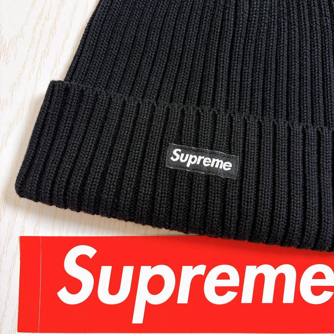 Supreme Overdyed Beanie ニット帽　ビーニー　ブラック　黒
