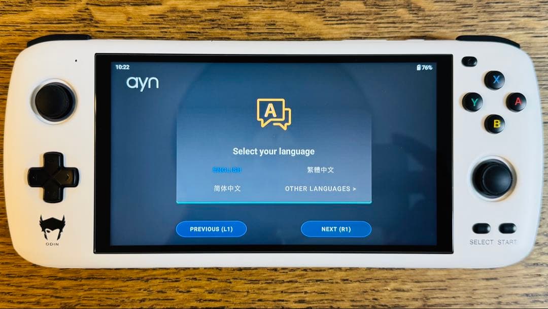 【美品】AYN Odin Lite ホワイト 6GB/128GB（SIM対応）