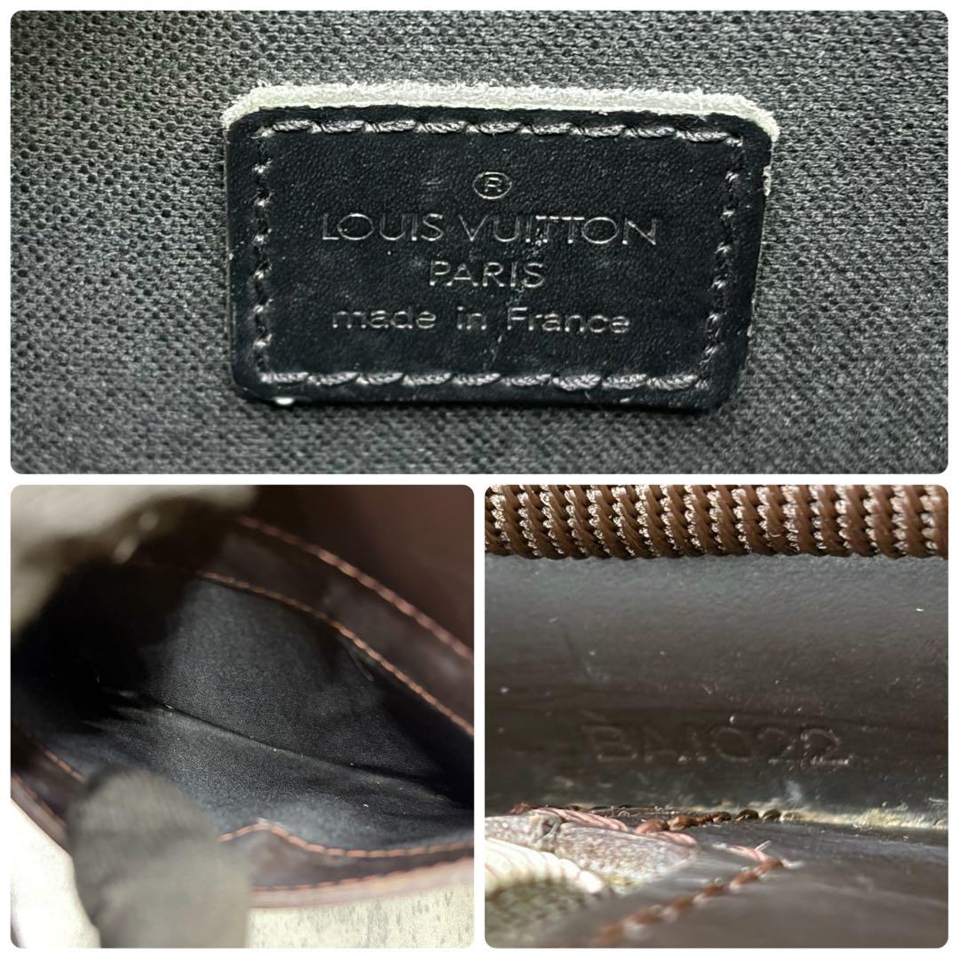 ルイヴィトン モノグラム グラセ　ボビー カフェ ショルダーバッグ 茶 メンズ