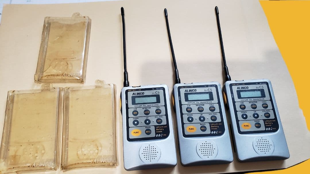 ALINCO DJ-C5 トランシーバー 3台セット
