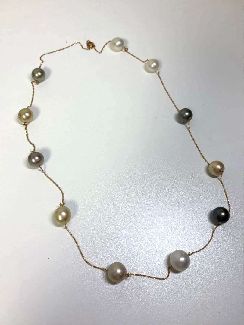 真珠 パールネックレス 付属ケース付