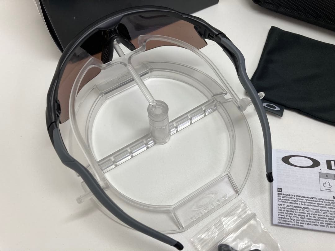 オークリー レーダー EVパス OO9208-5538 偏光レンズ　ポラロイズド