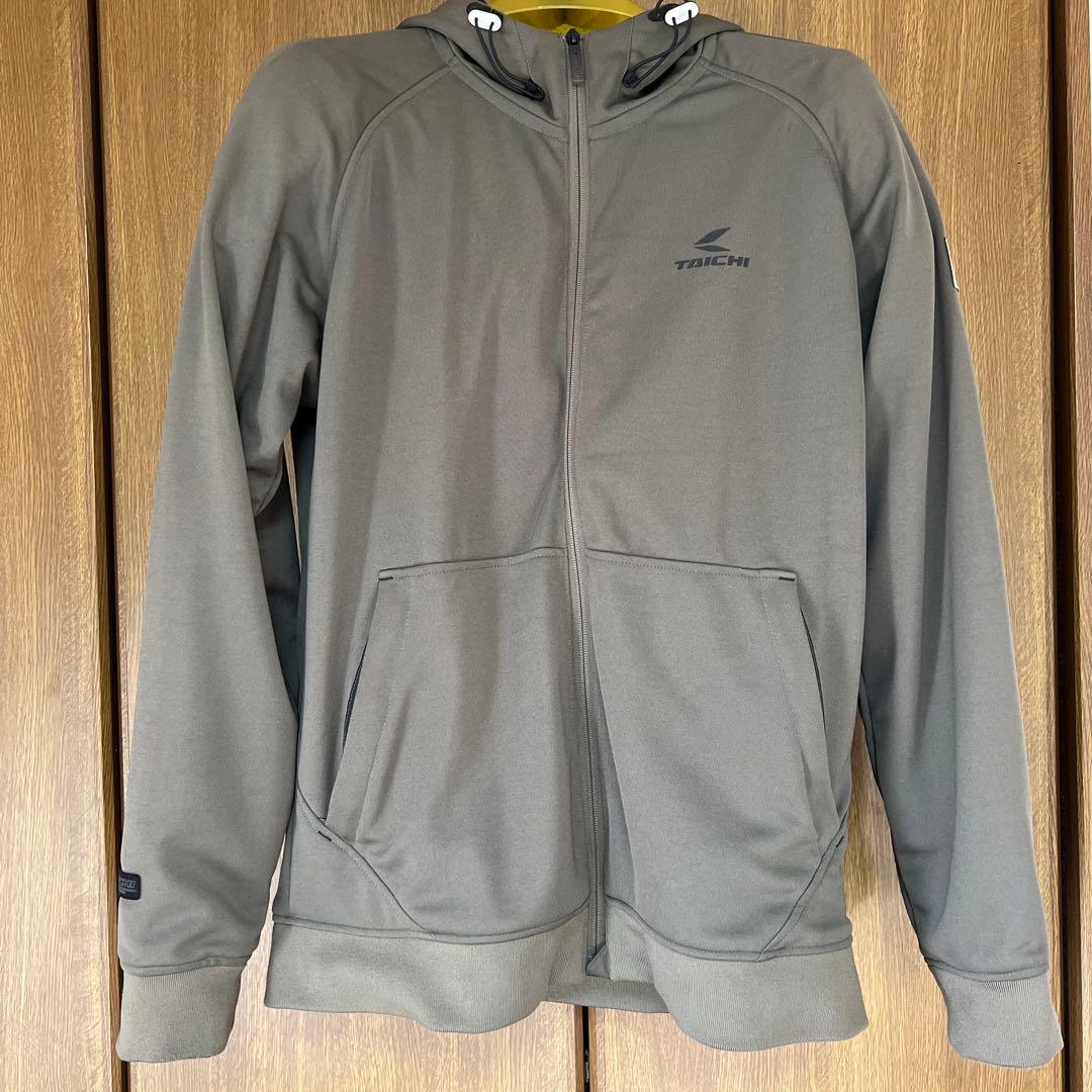 TAICHI フード付きジャケット XXL カーキ　胸部プロテクター(別売)付き