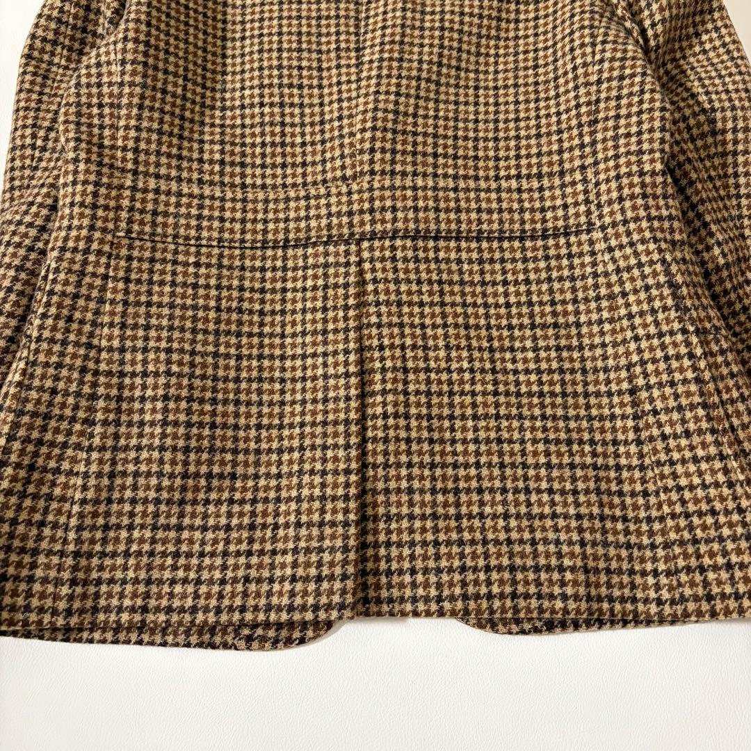 美品 バーバリー ツイードジャケット ハウンドトゥース ブリティッシュ調 AB4