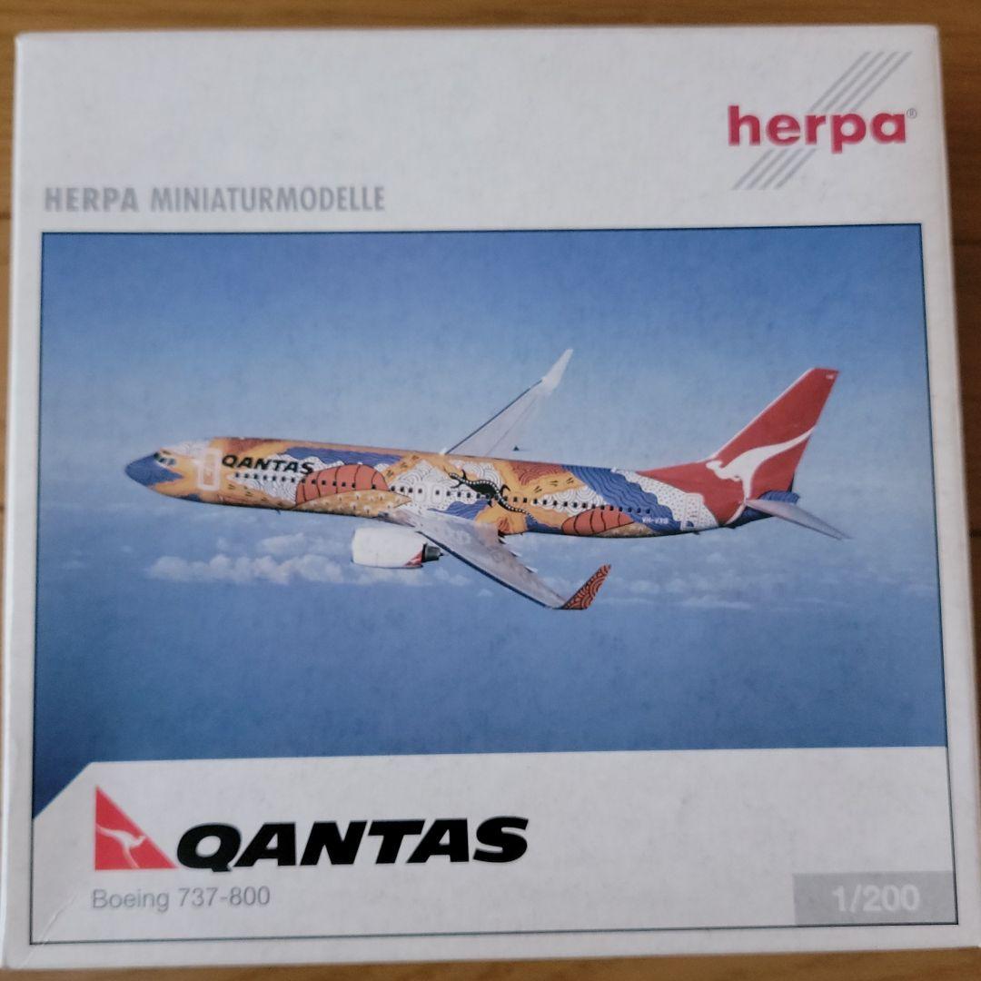 ☆希少☆ カンタス航空 B737-800 特別塗装機