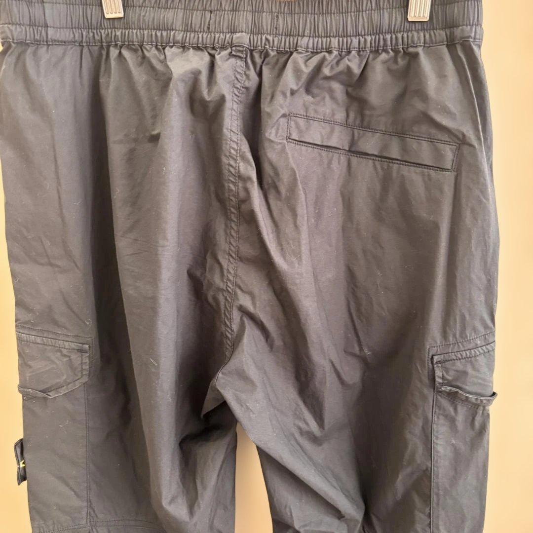 ストーンアイランド ブラックカーゴパンツ W33