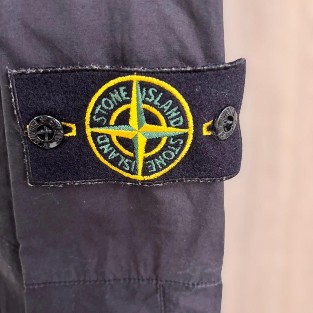 ストーンアイランド ブラックカーゴパンツ W33