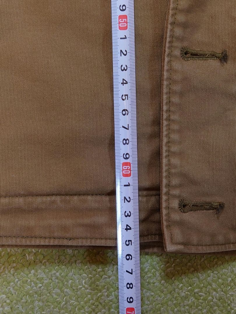 HOUSTON N-1 デッキジャケットオーバーダイ 42 胴回り調整済