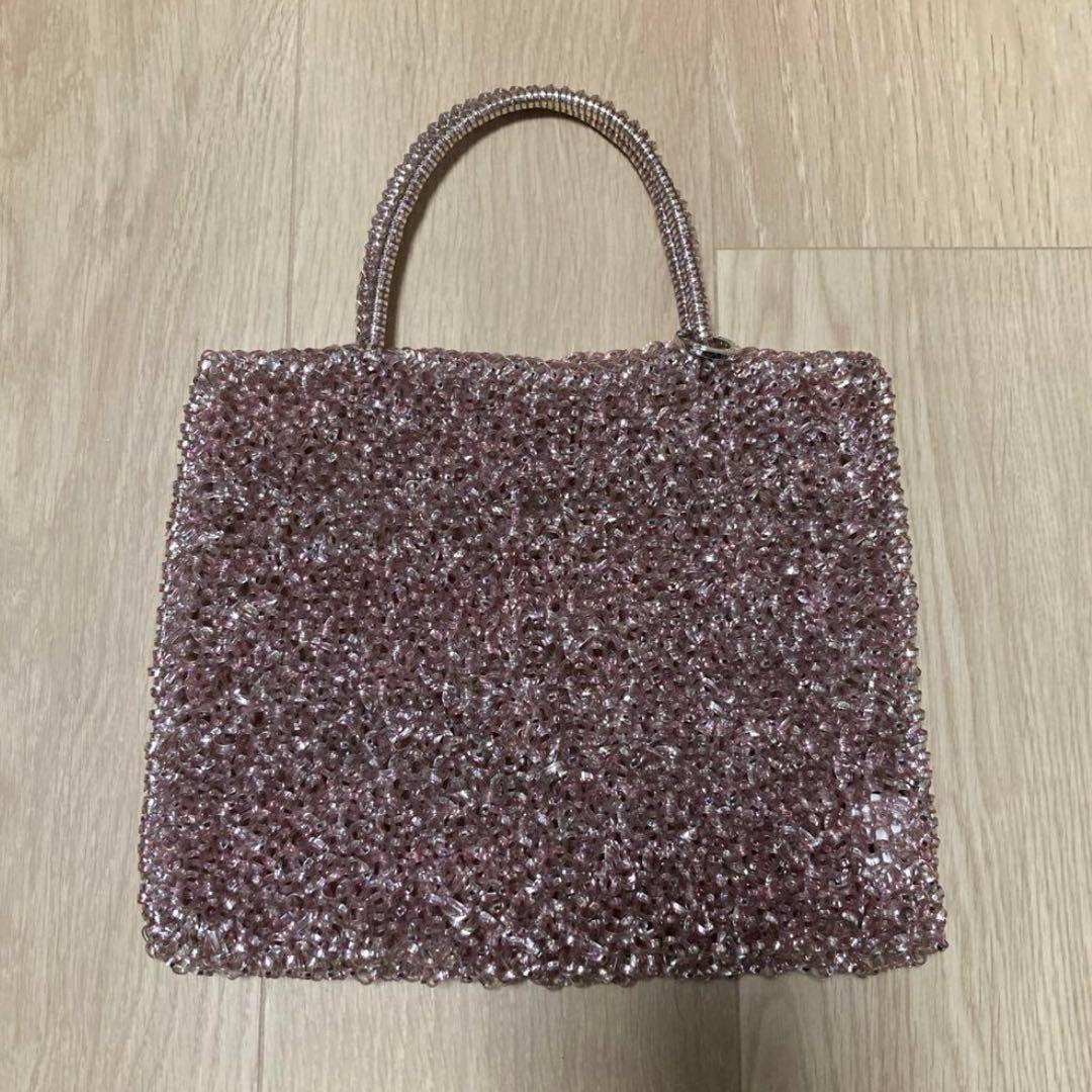 アンテプリマ　ワイヤーバッグ　ピンク