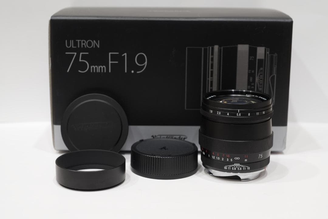 Voigtlander ULTRON 75mm F1.9 MC VM 元箱あり