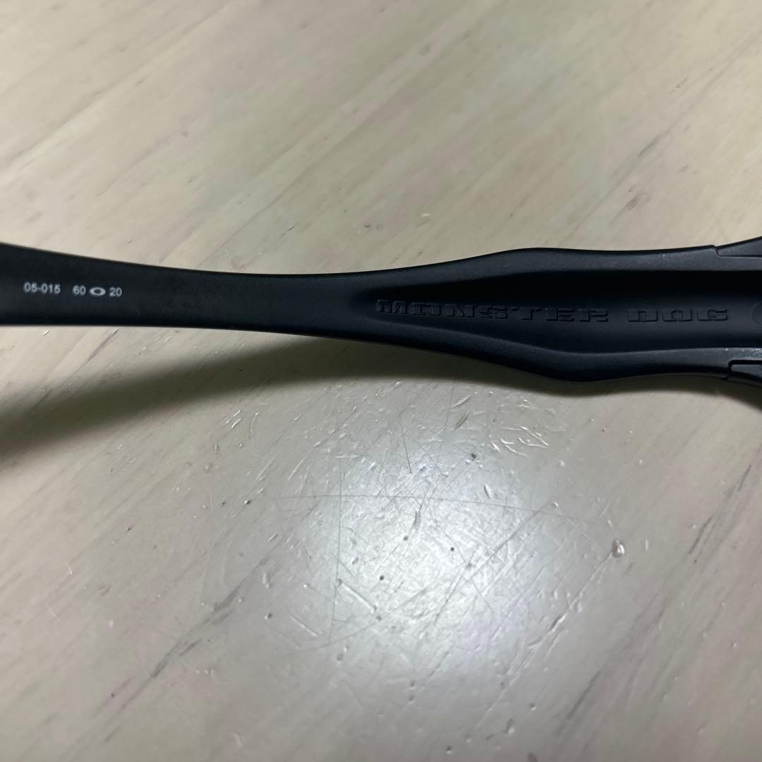 Oakley サングラス ブラックフレーム 交換用レンズ付きモンスタードック