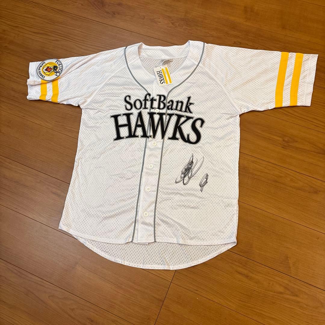 SoftBank Hawks ユニフォーム Lサイズ 柳田悠岐　　直筆サイン入り