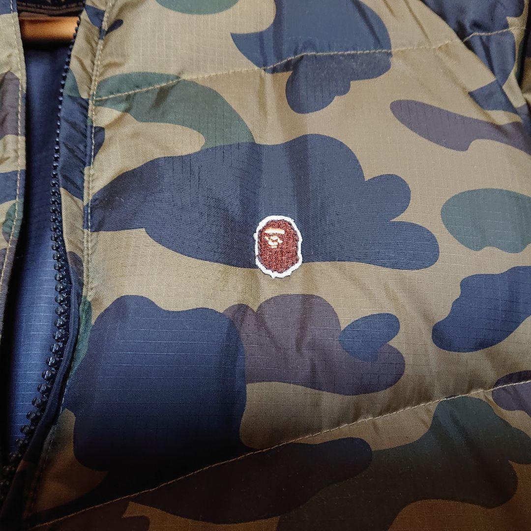 アベイシングエイプ ダウンジャケット カモフラ迷彩 S