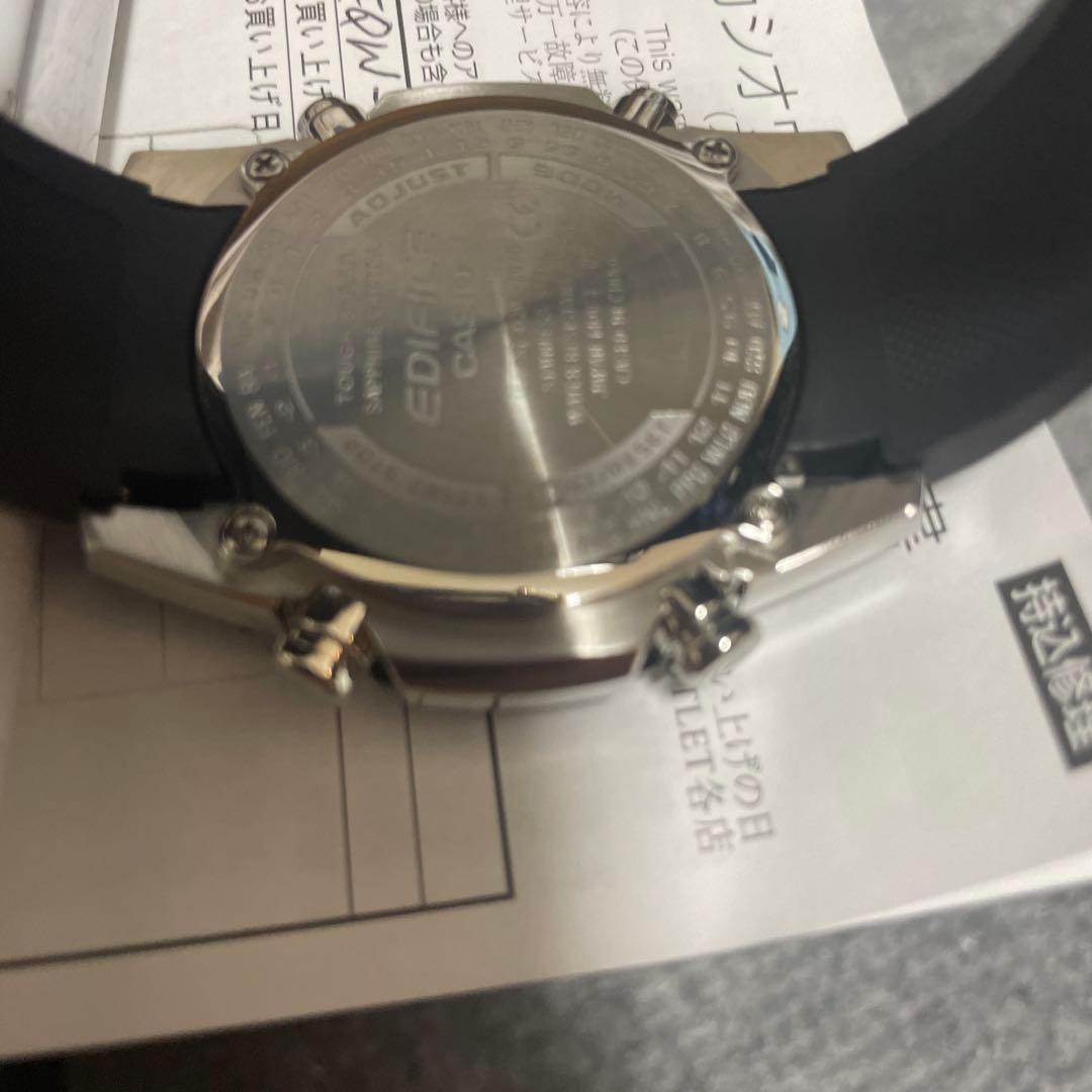 展示品・定価5万 カシオ　エディフィス　クロノグラフ　EQW-T670