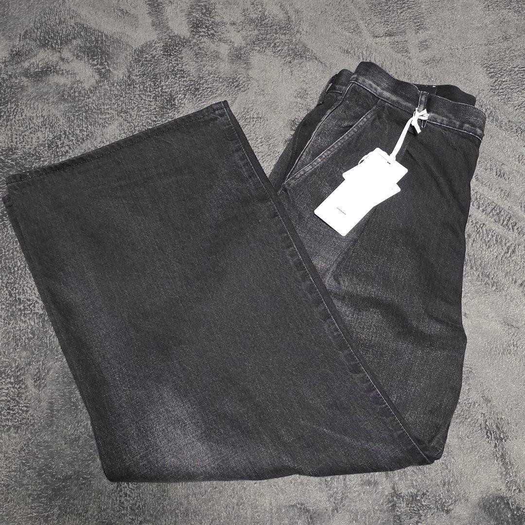 別注 Selvage Denim Two Tuck Wide Pants